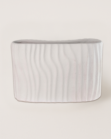 Vaso Decorativo de Cerâmica – Branco